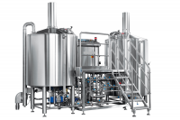 Brewhouse VARIO 10hl 3 vessels with integrated hot water tank